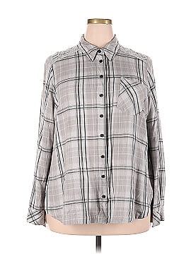 Lane Bryant Long Sleeve Button-Down Shirt (view 1)