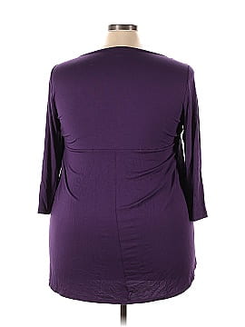 Lane Bryant 3/4 Sleeve T-Shirt (view 2)