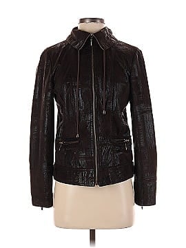 MULTIPLES Faux Leather Jacket (view 1)