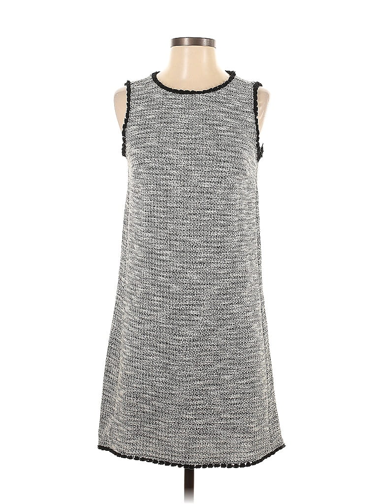 Pre-owned Ann Taylor Loft Outlet Casual Dress In Gray
