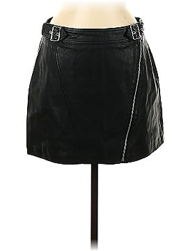 Decree Faux Leather Skirt (view 1)