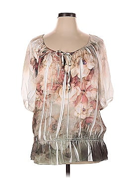 Christopher & Banks Short Sleeve Blouse (view 1)