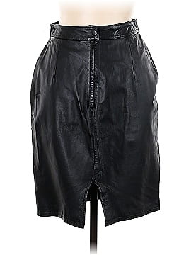 Pelle Cuir Leather Skirt (view 2)