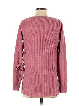 Sofia Cashmere Cashmere Pullover Sweater (view 2)