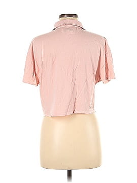 Topshop Short Sleeve Button-Down Shirt (view 2)