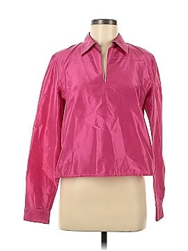 KORS Michael Kors Long Sleeve Silk Top (view 1)