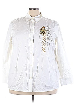 Lauren by Ralph Lauren Long Sleeve Button-Down Shirt (view 1)