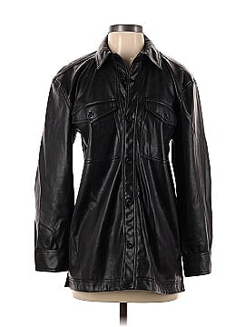 Madewell Faux Leather Jacket (view 1)