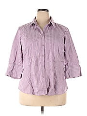 Lane Bryant Outlet Long Sleeve Button Down Shirt
