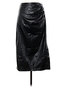 Commense Faux Leather Skirt (view 1)