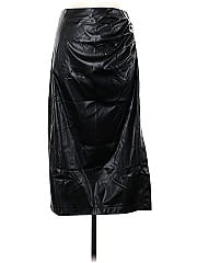 Commense Faux Leather Skirt