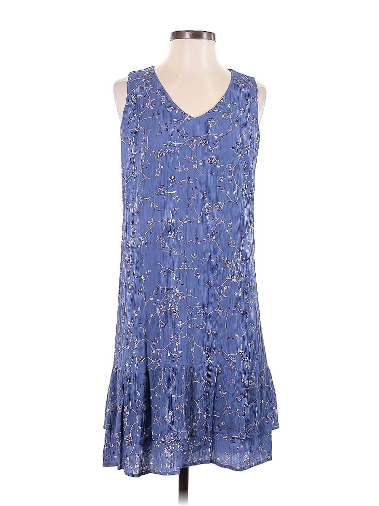 J.Jill 100% Rayon Acid Wash Print Stars Paint Splatter Print Blue ...