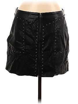 Greylin Faux Leather Skirt (view 1)