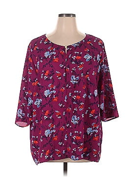 Ava & Viv 3/4 Sleeve Blouse (view 1)