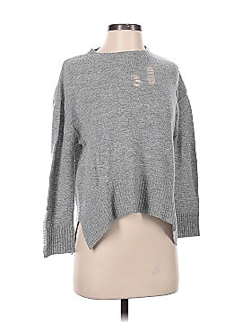 Enza Costa Wool Pullover Sweater (view 1)
