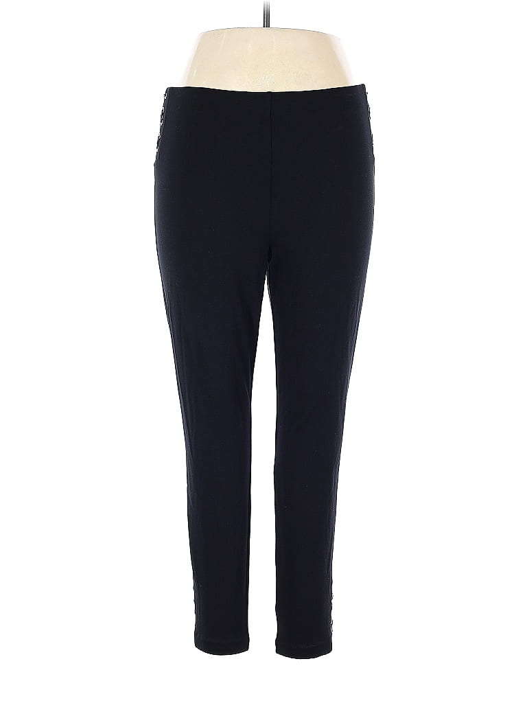 INC International Concepts Women's Animal Print Leggings - Seamless, High-Waisted, Embossed Knit (Black Leo) - View #12