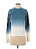 Faherty 100% Cotton Tie-dye Blue Pullover Sweater Size XS - photo 1