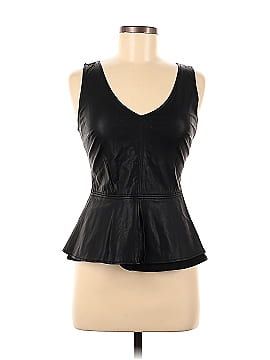 Trafaluc by Zara Faux Leather Top (view 1)