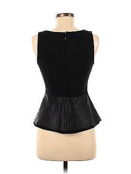 Trafaluc by Zara Faux Leather Top (view 2)