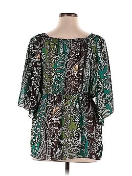 Ashley Stewart Short Sleeve Blouse (view 2)