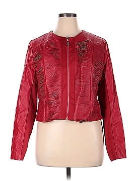 Ashley Stewart Faux Leather Jacket (view 1)