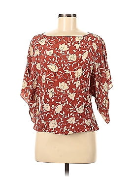 Anna Sui for Anthropologie Short Sleeve Blouse (view 1)