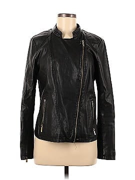 Calvin Klein Faux Leather Jacket (view 1)