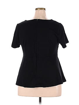 ELOQUII Short Sleeve Blouse (view 2)