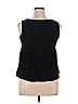 Shein 100% Viscose Black Sleeveless Blouse Size 0X - photo 2