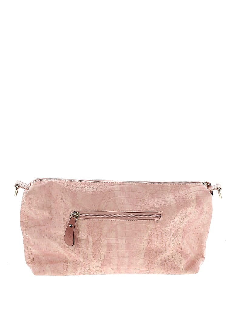 Charming Charlie Acid Wash Print Ombre Pink Clutch One size - photo 1