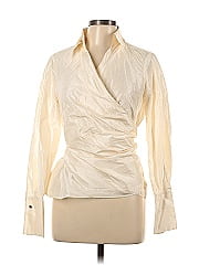 Ann Taylor Factory Long Sleeve Silk Top
