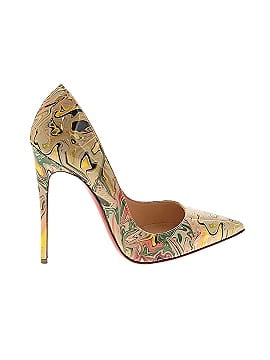 Christian Louboutin Marble Patent Leather So Kate Pointed Toe Heels (view 1)