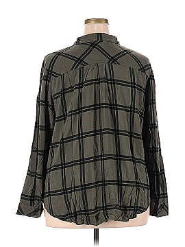 a.n.a. A New Approach Long Sleeve Button-Down Shirt (view 2)