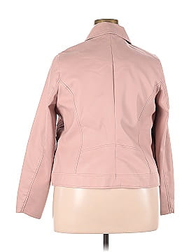 M&S Collection Faux Leather Jacket (view 2)