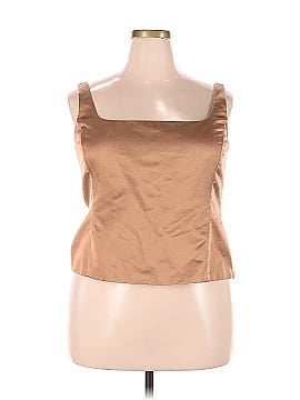 Linda Allard Ellen Tracy Sleeveless Silk Top (view 1)