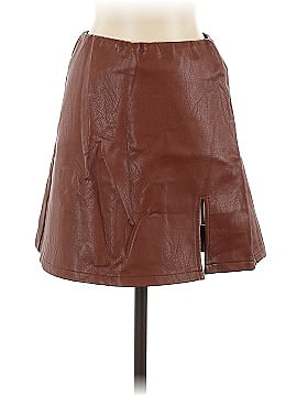 Princess Polly Faux Leather Skirt (view 1)