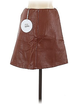 Princess Polly Faux Leather Skirt (view 2)