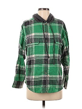 American Eagle Outfitters Long Sleeve Button-Down Shirt (view 1)