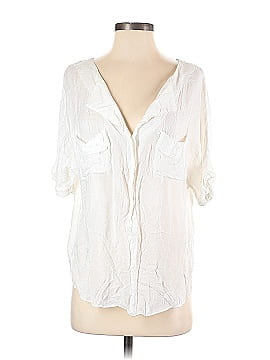 Free People Short Sleeve Button-Down Shirt (view 1)