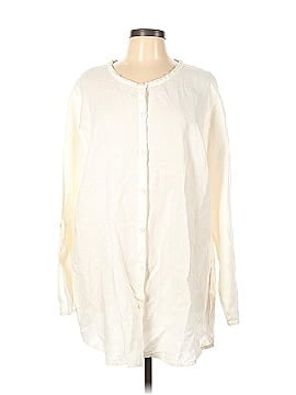 Flax Long Sleeve Button-Down Shirt (view 1)