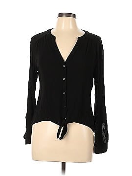 Candie's Long Sleeve Button-Down Shirt (view 1)
