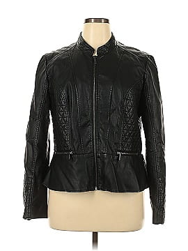 New York & Company Faux Leather Jacket (view 1)