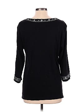 JM Collection Long Sleeve Top (view 2)