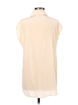 Ali Golden Sleeveless Button-Down Shirt (view 2)