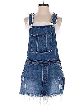Denim Co Overall Shorts (view 1)