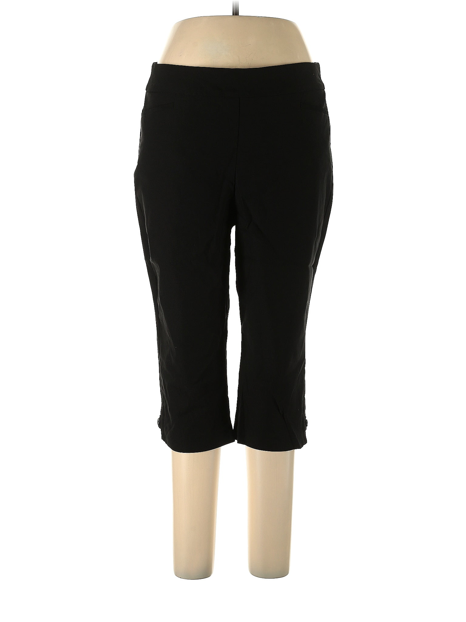 Chico's Solid Black Casual Pants Size Lg (2) - 76% off | ThredUp