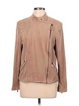 Adrienne Vittadini Faux Leather Jacket (view 1)