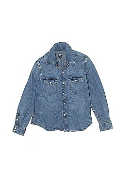 Gap Long Sleeve Button-Down Shirt (view 1)