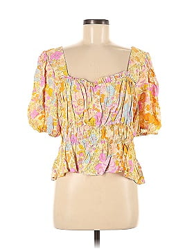 Cynthia Rowley Short Sleeve Blouse (view 1)