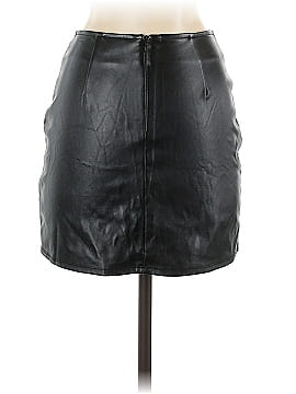 LA Hearts Faux Leather Skirt (view 2)